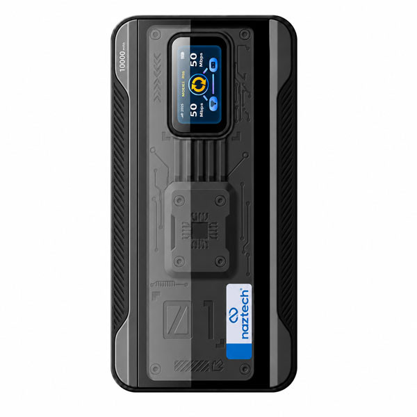 مودم 4G قابل حمل نزتک مدل 99G Plus با آنتن داخلی، درگاه USB Type-C، باتری 10000 میلی‌آمپری و پشتیبانی از 10 کاربر