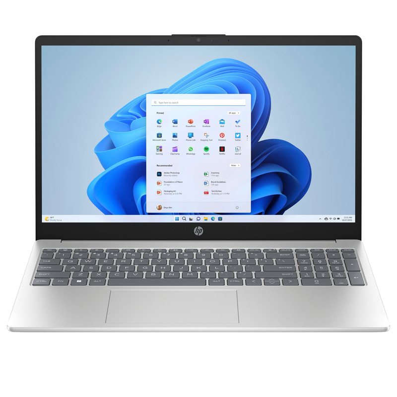 لپ تاپ 15.6 اینچی اچ‌پی مدل fd2050wm-15-Core Ultra 5 225H-8GB DDR5 5600MHz-512GB SSD-IPS-W