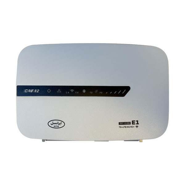 مودم  TF-i120 E1 مدل LTE به همراه سیم کارت  و 1000 گیگابایت اینترنت 12 ماهه داده پردازی فن آوا