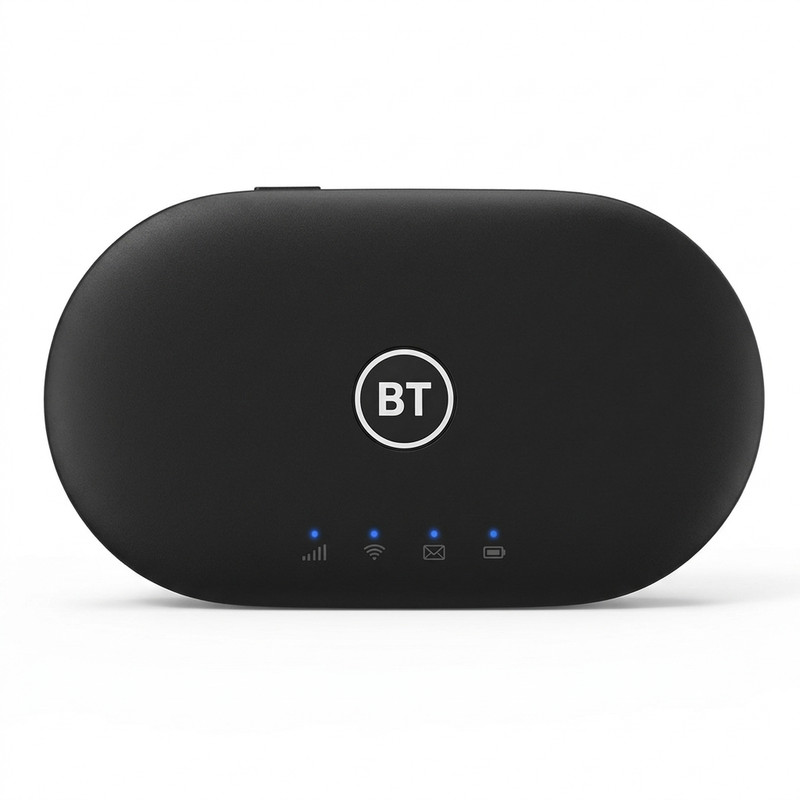 مودم 4.5G قابل حمل سیمکارتی آلکاتل مدل BT71 با باتری 2200 میلی‌آمپر ساعت، سرعت تا 300 مگابیت بر ثانیه وباتکنولوژی CAT7 وتجمیع فرکانس CA