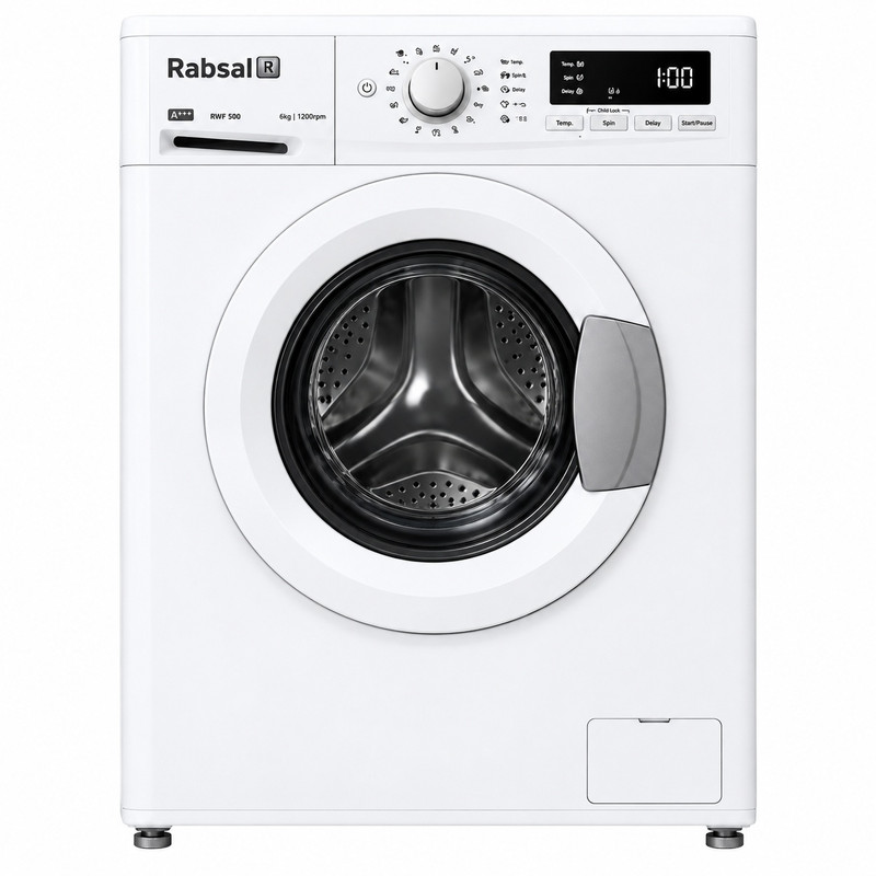ماشین لباسشویی 5 کیلوگرم اتوماتیک آبسال مدل WRE5407-W